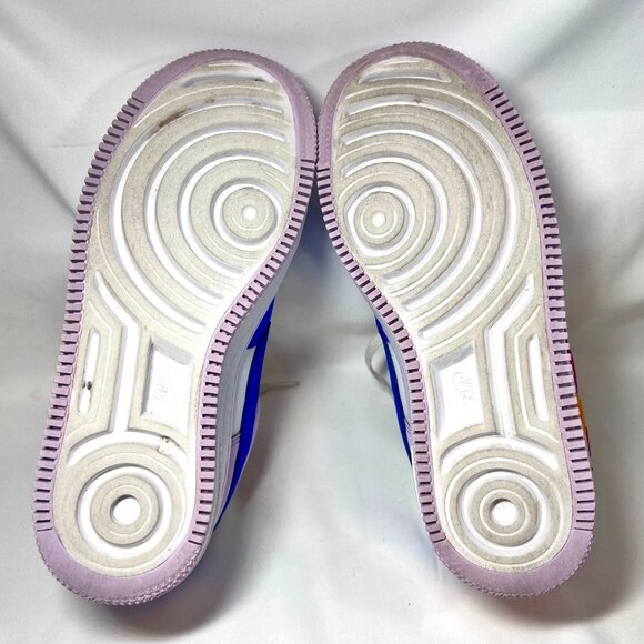 Nike Air Force1 Shadow Sz.6 Women's Alchemy Pink/Blue Sneakers- Limited Rare - Picture 14 of 16